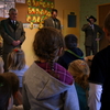Spotkanie rycerzy św. Huberta z przedszkolakami