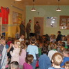 Spotkanie rycerzy św. Huberta z przedszkolakami