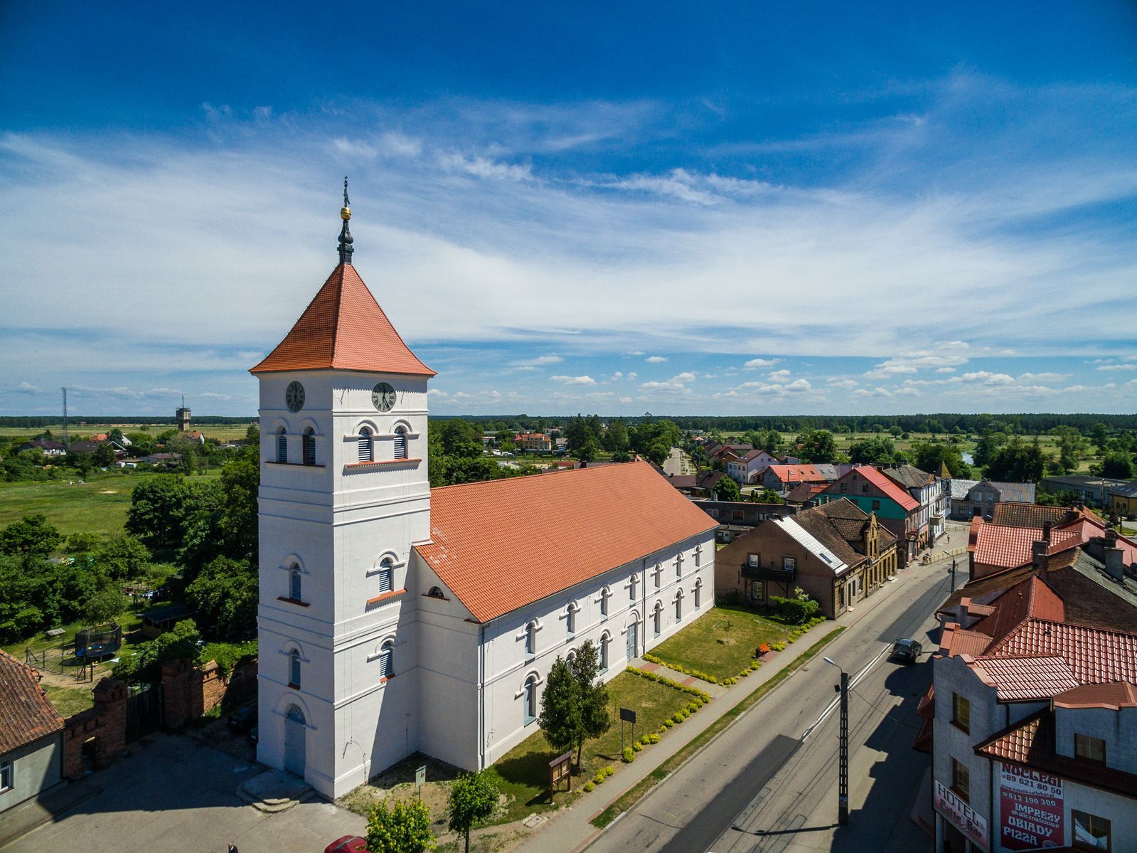Wielbark i okolice z lotu ptaka Zdjęcie 33140 Gmina Wielbark