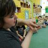 Agama brodata- niecodzienny gość w przedszkolu