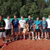 Turniej Tenisa Ziemnego o Puchar Wójta Gminy Szczytno –  zacięte pojedynki deblistów