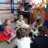 „Jeżyki'' z Gminnego Przedszkola w Nowinach na pasowaniu pierwszaków