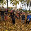Jesienią w ogrodzie przedszkolnym