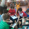 Klasa IVa i Va z wizytą w Miejskiej Bibliotece Publicznej w Szczytnie
