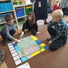Międzyprzedszkolny konkurs matematyczny Kosmiczna przygoda - II miejsce Antek i Dominik