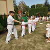 Karate - zajęcia w ogrodzie przedszkolnym 