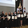 Uczniowie klas maturalnych byli  bohaterami dzisiejszego wydarzenia !!!